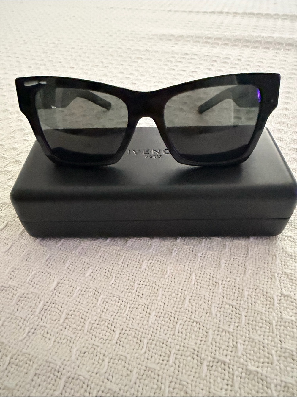 Givenchy Black Oversized Square Sunglasses for Men
